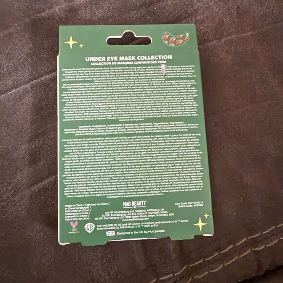 Mad Beauty Wizard of Oz Under Eye Mask‎ Collection Vitamin C Hydrating Treatment - Picture 2 of 2